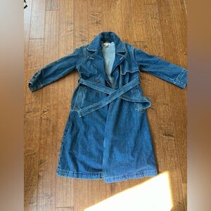 Madewell Denim Trench